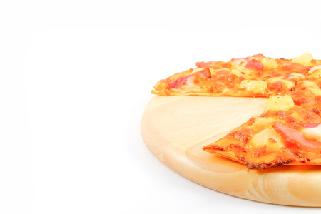 Pizza Thin Crust Ham and Crab Stickの写真素材