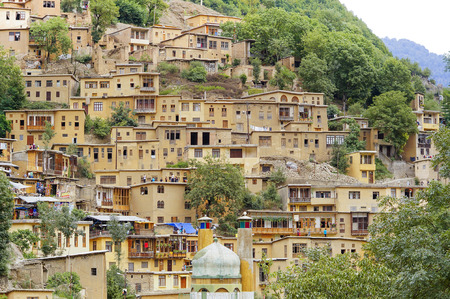 Masuleh Vilage, Gilan, Iranの写真素材