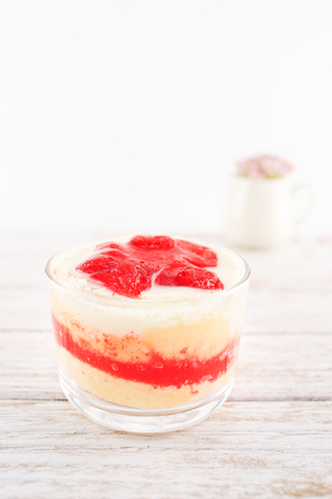 Strawberry Cheese Cakeの写真素材