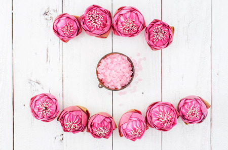 Pink Lotus Spaの写真素材