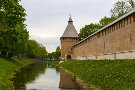 Tower and Wall of Smolensk Kremlinのeditorial素材