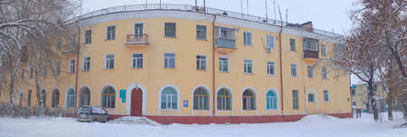 winter city landscapeの写真素材