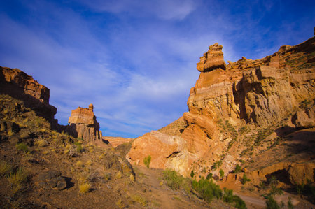 Rock Formations in Gran Canaria, Canary Islands, Spain.の写真素材