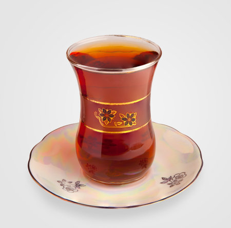 Cup of tea isolated on a white background. 3d renderの写真素材