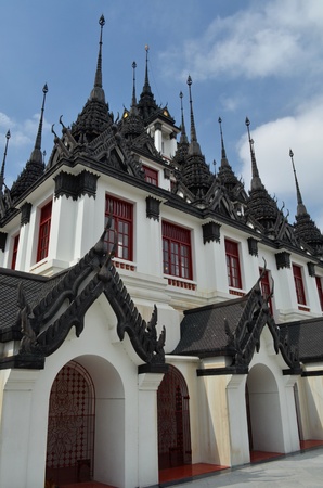 buddhist temple in bangkokの写真素材