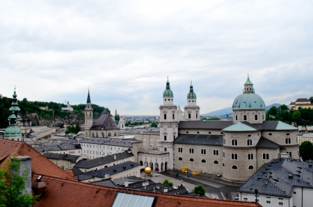 Cathedral in Salzburg, Austriaの写真素材