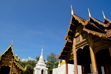 buddhist temple in Thailandの写真素材