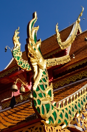 roof of thai templeの写真素材