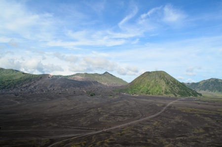 Mount Batok and Mount Bromoの写真素材