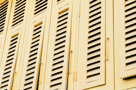 wooden windows in Thailand