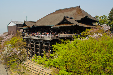 Kiyomizudera temple in Kyotoのeditorial素材