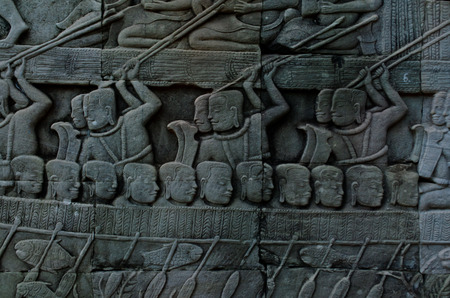 sculpture of army at Bayonの写真素材