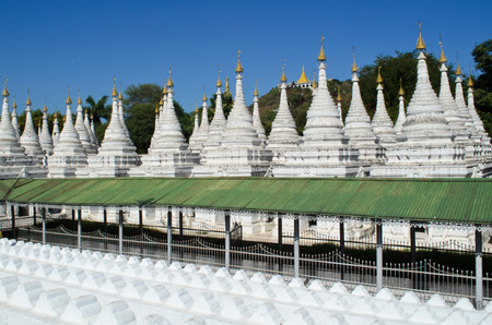 Sandamuni Pagoda, Mandalayの写真素材