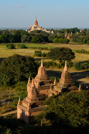Ananda Temple in Bagan, Myanmarの写真素材