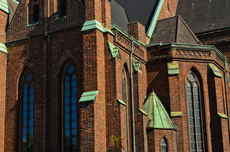 Church in Hamburg, Germanyの写真素材
