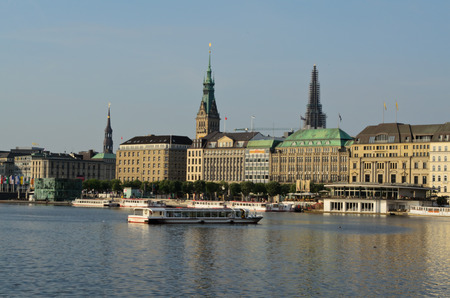Hamburg Town hallの写真素材