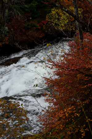 Ryuzu waterfallの写真素材