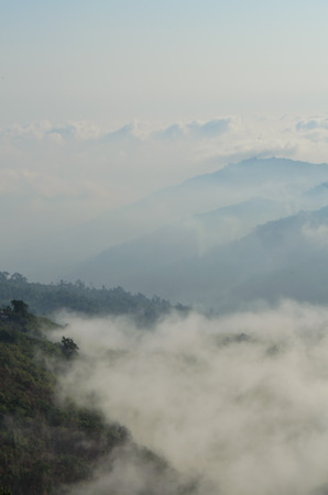 mountain in Myanmarの写真素材