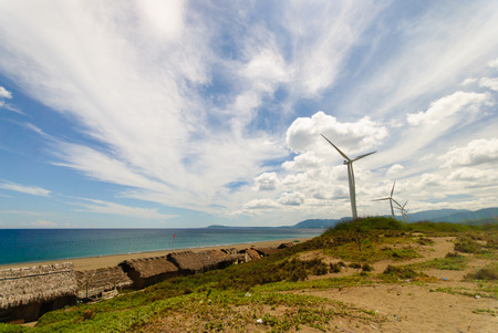 Windmill at Ilocos Norte Philippines.