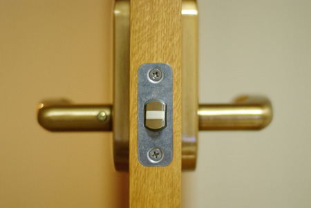 Door lockの写真素材