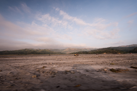 Mt. Pinatubo sceneryの写真素材