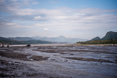 Beautiful scenery on our way to Mt. Pinatubo summit. Circa 2015の写真素材