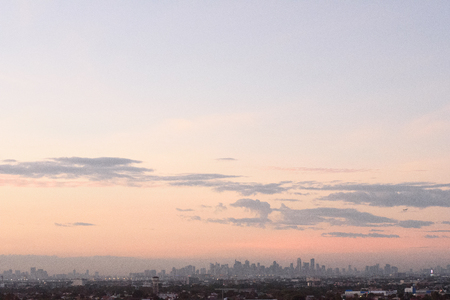 Makati viewed from Alabang.の写真素材