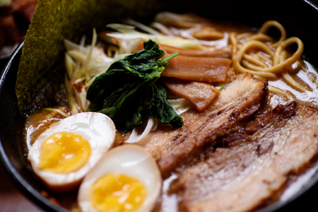 Japanese food served on the table.の写真素材