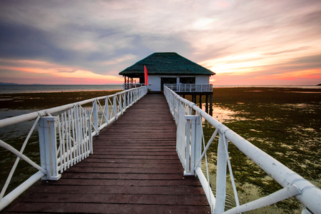 Relaxing beach house at Calatagan, Batangasの写真素材