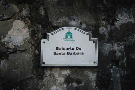 Baluarte de Santa Barbara, Intramuros, Manila, Philippines.の写真素材