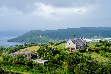 Tukon Chapel, Basco, Batanes, Philippines.の写真素材