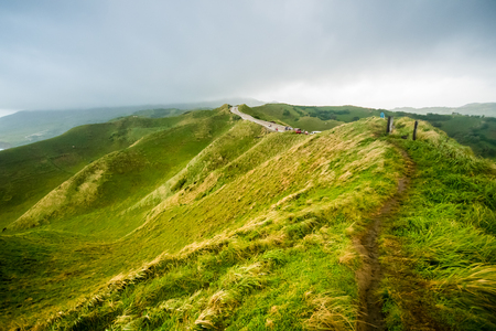 Rolling Hills of Iraya, Basco, Batanes, Philippines.の写真素材