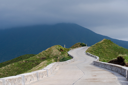 Road to somewhere. Batanes, Philippines.の写真素材