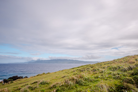 Morong Beach, Sabtang, Batanes, Philippines.の写真素材