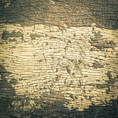 vintage old painted cracked peeling wood texture backgroundの写真素材