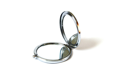 small pocket mirror for womenの写真素材