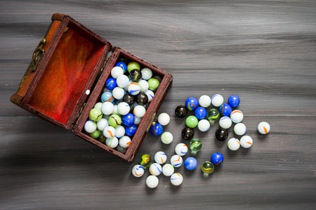 colorful marblesの写真素材