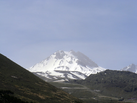 Erciyes mountain kayseri turkeyの写真素材