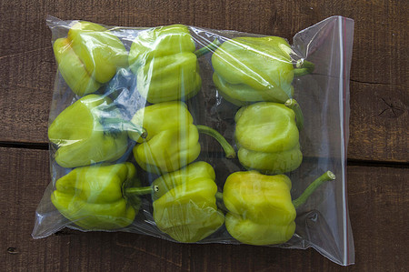 Stuffed peppers for cooking Prepare food for winter, put chili peppers deep freeze Stuffed pepper pictures in different conceptsの写真素材