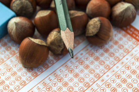 the food we ate influenced our test resultsの写真素材