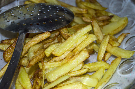 With oil to fry potatoes, French fries are not healthy