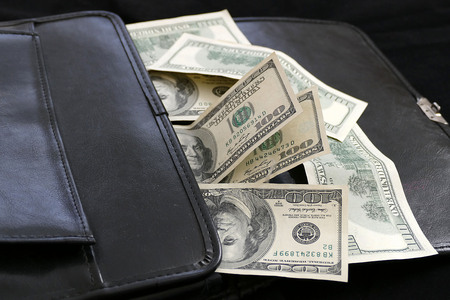 business man's money bag