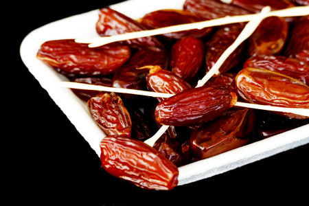 a pack of dates, close-up