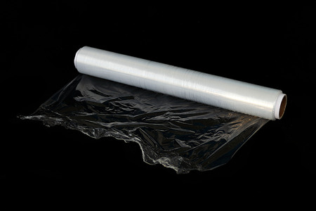 10 meter stretch film roll,の写真素材