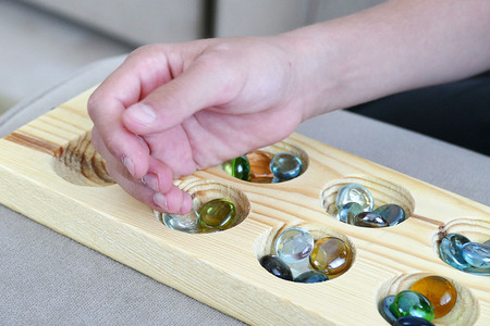 intelligence mancala game,の写真素材