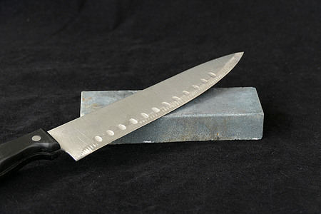 knife and sharpening stone