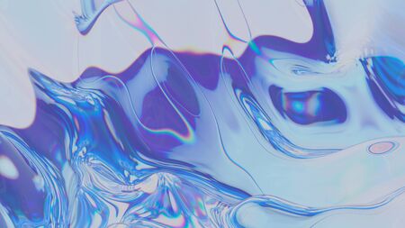 Detailed abstract macro water background, 3d render.