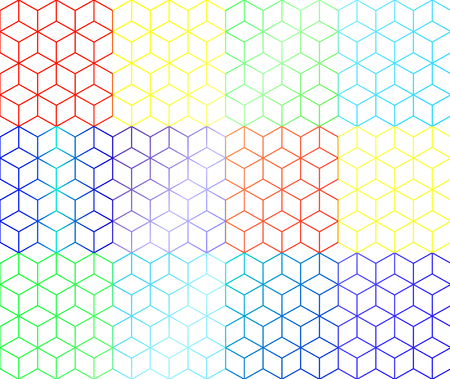 Rainbow boxesのイラスト素材