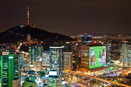 Cityscape from aboveのeditorial素材