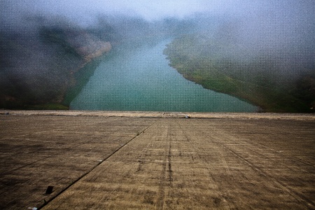 View from the dam
